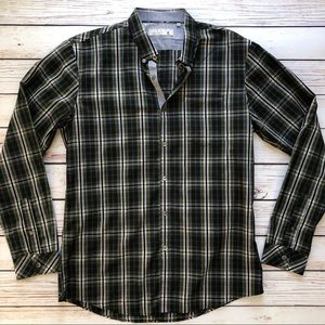 Premium 7DIAMONDS Plaid Button Down. NWOT